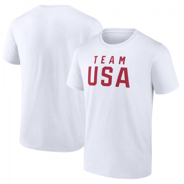 Футболка Team USA 2024 Olympics Wordmark - White