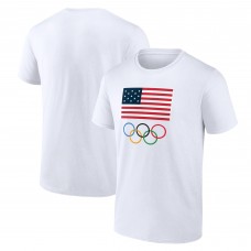 Футболка Team USA 2024 Olympics Primary Logo - White