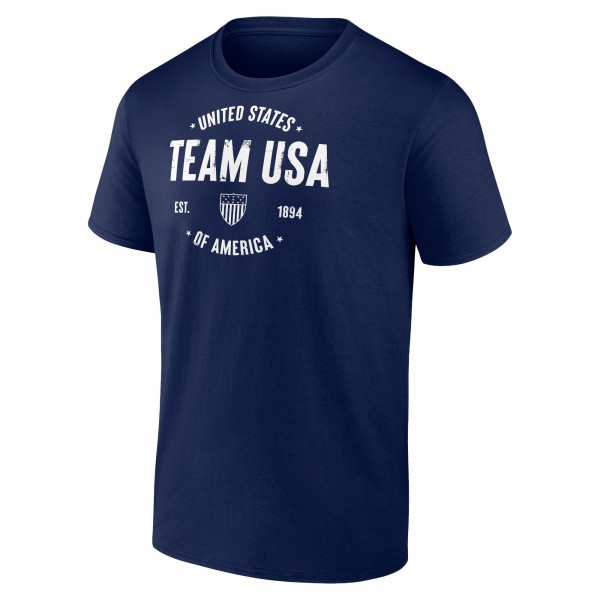Футболка Team USA Fanatics 2024 Olympics Clean Heritage - Navy
