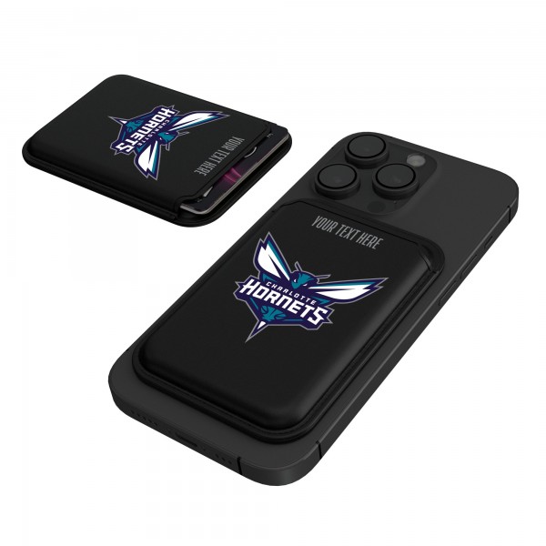 Charlotte Hornets Keyscaper Personalized Insignia Magnetic Credit Card Wallet