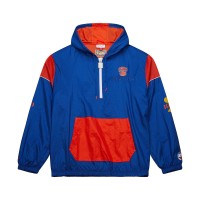 Ветровка на короткой молнии New York Knicks Mitchell & Ness Unisex  Hardwood Classics Team OG 3.0 Anorak - Blue