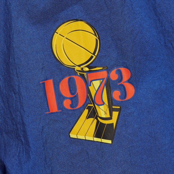 Ветровка на короткой молнии New York Knicks Mitchell & Ness Unisex  Hardwood Classics Team OG 3.0 Anorak - Blue