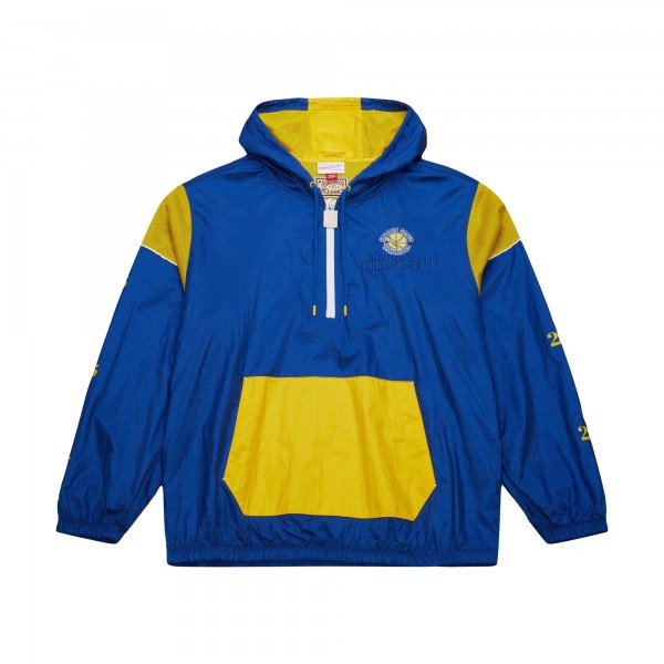 Ветровка на короткой молнии Golden State Warriors Mitchell & Ness Unisex  Hardwood Classics Team OG 3.0 Anorak - Royal