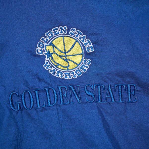 Ветровка на короткой молнии Golden State Warriors Mitchell & Ness Unisex  Hardwood Classics Team OG 3.0 Anorak - Royal