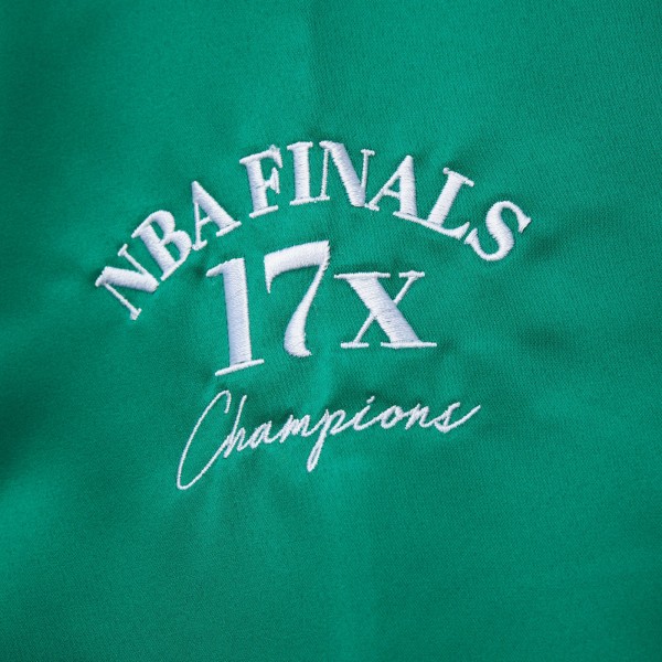 Бомбер Boston Celtics Mitchell & Ness Hardwood Classics Team OG 3.0 Lightweight Satin - Kelly Green
