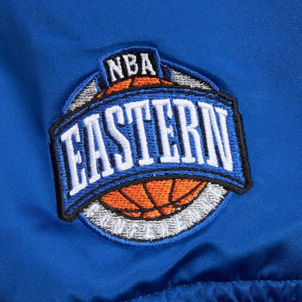 Philadelphia 76ers Mitchell & Ness Royal Hardwood Classics Team OG 3.0 Lightweight Satin Full-Snap Jacket