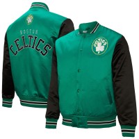 Бомбер Boston Celtics Mitchell & Ness  Hardwood Classic Primetime Satin - Kelly Green