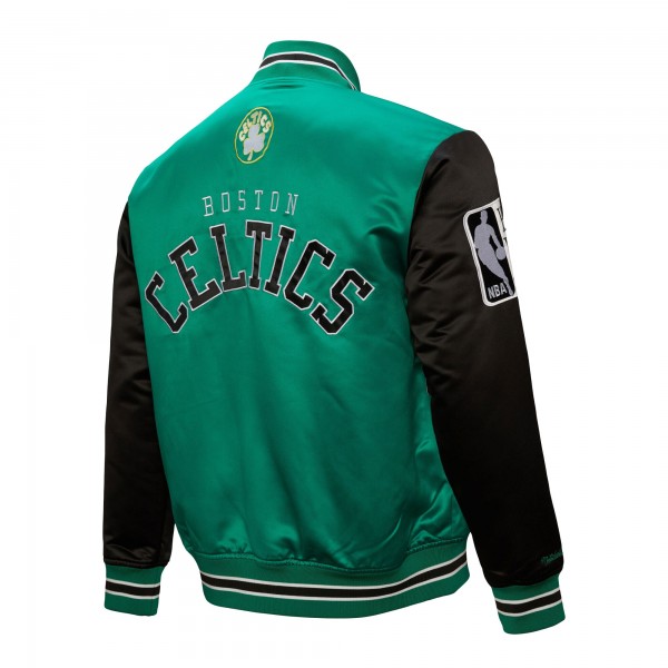 Бомбер Boston Celtics Mitchell & Ness  Hardwood Classic Primetime Satin - Kelly Green