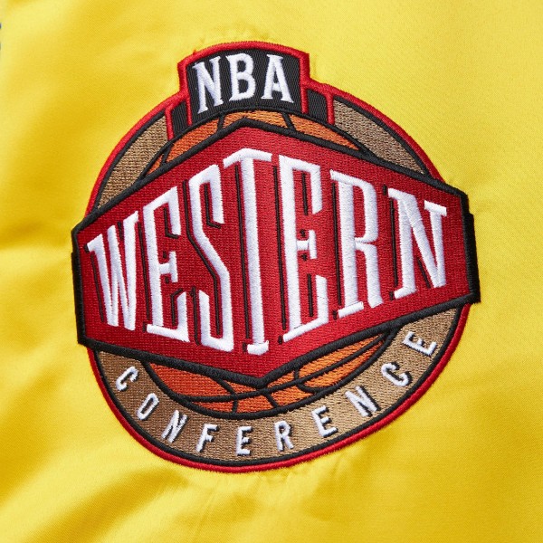 Бомбер Golden State Warriors Mitchell & Ness  Hardwood Classic Primetime Satin - Royal