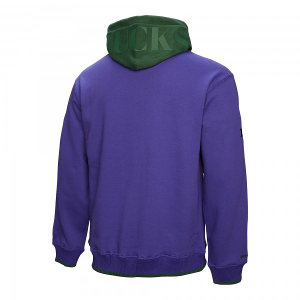 Толстовка Milwaukee Bucks Mitchell & Ness Hardwood Classics Team OG 3.0 - Purple