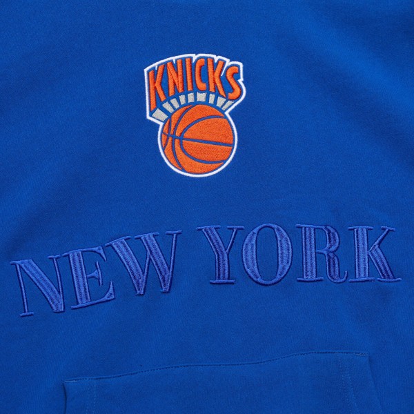 Толстовка New York Knicks Mitchell & Ness  Hardwood Classics Team OG 3.0 - Royal
