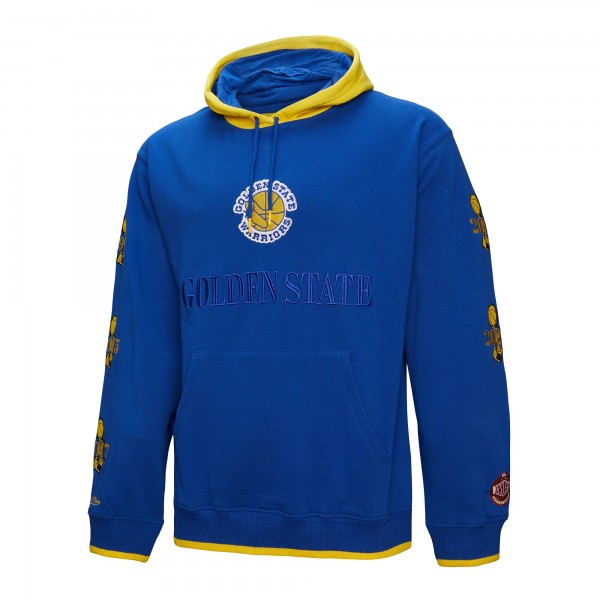 Толстовка Golden State Warriors Mitchell & Ness  Hardwood Classics Team OG 3.0 - Royal