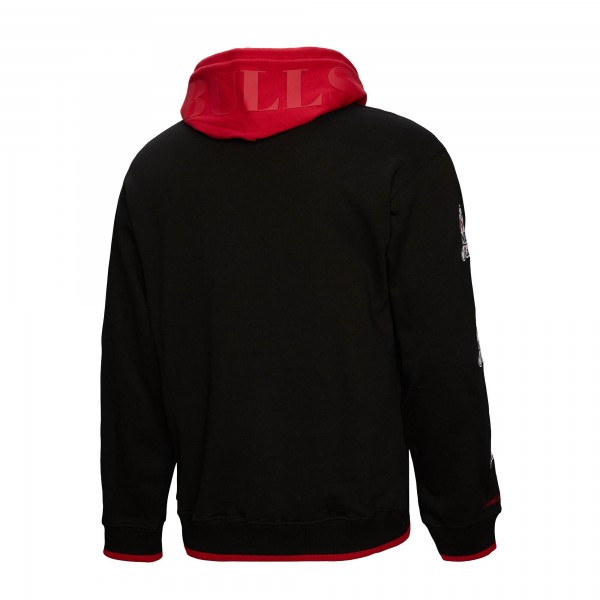 Толстовка Chicago Bulls Mitchell & Ness Black Hardwood Classics Team OG 3.0