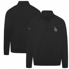 Los Angeles Dodgers Levelwear Black Murray Quarter-Zip Sweatshirt