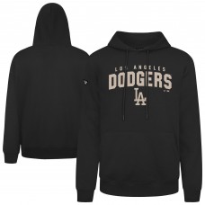 Los Angeles Dodgers Levelwear Black Podium Team Arch Pullover Hoodie