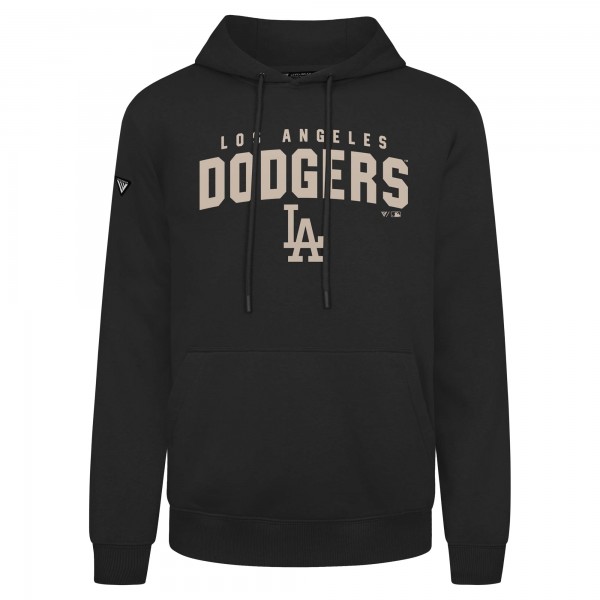 Los Angeles Dodgers Levelwear Black Podium Team Arch Pullover Hoodie