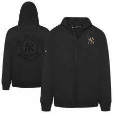 Толстовка на молнии New York Yankees Levelwear Black Uphill Oversized