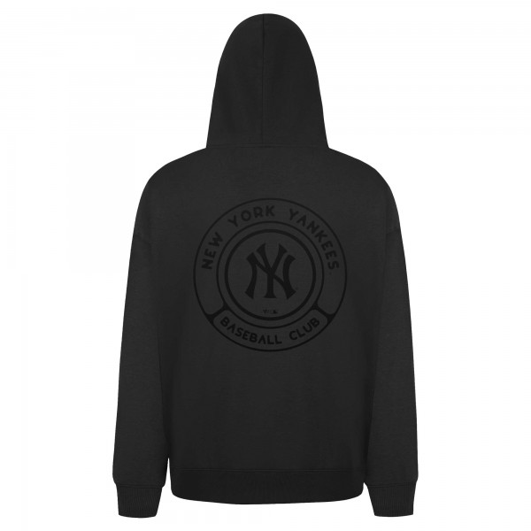 Толстовка на молнии New York Yankees Levelwear Black Uphill Oversized
