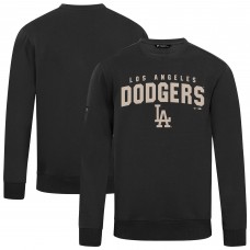 Los Angeles Dodgers Levelwear Black Zane Team Arch Pullover Sweatshirt