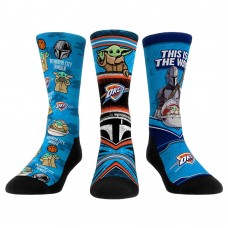 Три пары носков Unisex Oklahoma City Thunder Rock Em Socks