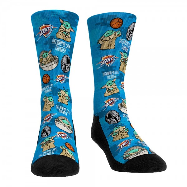 Три пары носков Unisex Oklahoma City Thunder Rock Em Socks