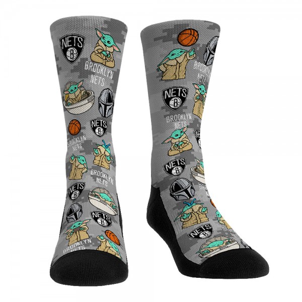 Три пары носков Brooklyn Nets Rock Em Socks Unisex
