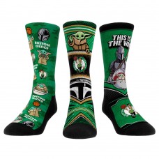 Три пары носков Boston Celtics Rock Em Socks Unisex