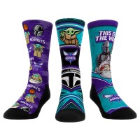 Три пары носков Charlotte Hornets Rock Em Socks Unisex