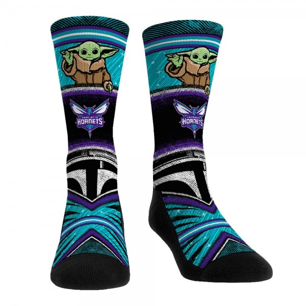 Три пары носков Charlotte Hornets Rock Em Socks Unisex