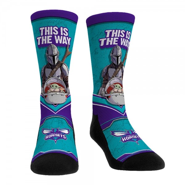 Три пары носков Charlotte Hornets Rock Em Socks Unisex