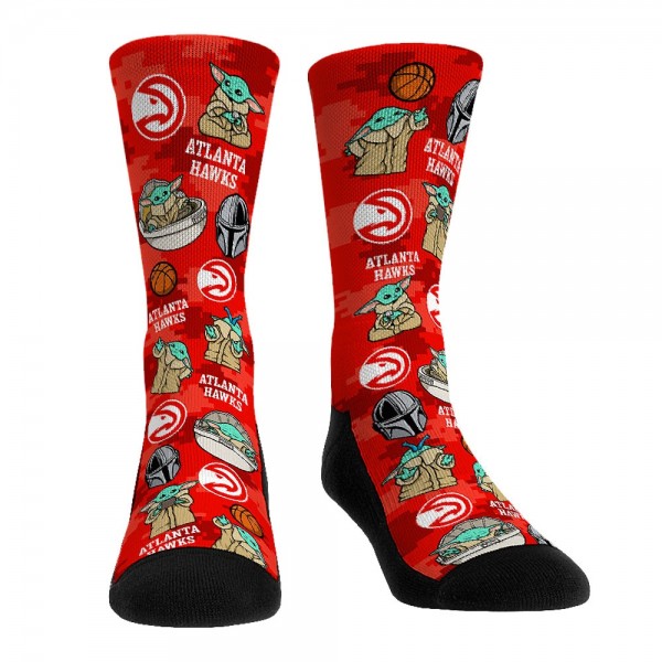 Три пары носков Atlanta Hawks Rock Em Socks Unisex