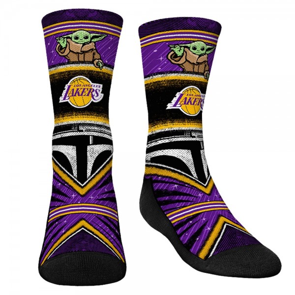 Три пары носков Los Angeles Lakers Rock Em Socks Youth