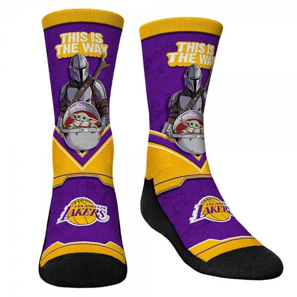 Три пары носков Los Angeles Lakers Rock Em Socks Youth