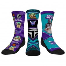 Три пары носков Charlotte Hornets Rock Em Socks Youth
