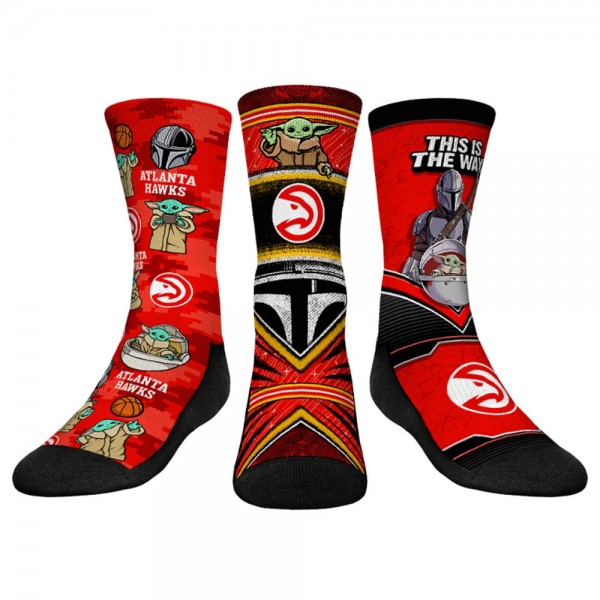 Три пары носков Atlanta Hawks Rock Em Socks Youth
