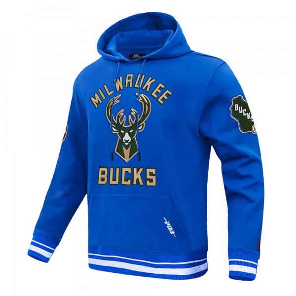 Толстовка Milwaukee Bucks Pro Standard 2024/25 City Edition Chenille Applique - Blue