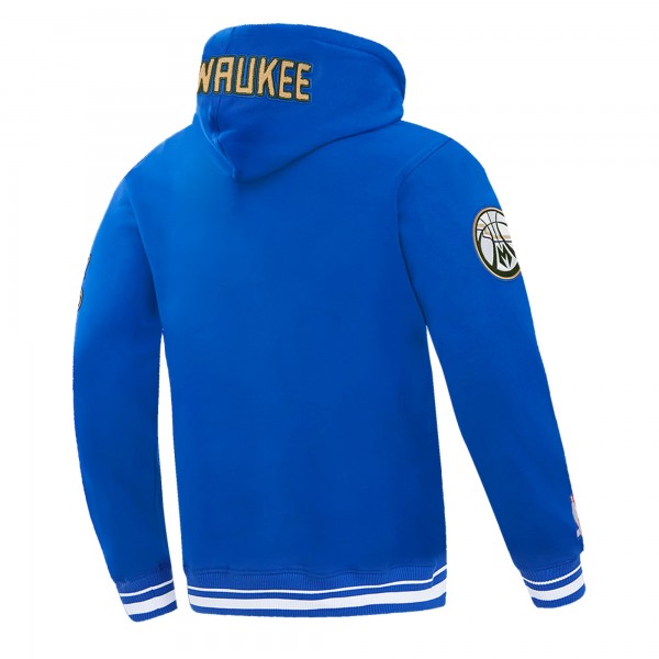 Толстовка Milwaukee Bucks Pro Standard 2024/25 City Edition Chenille Applique - Blue