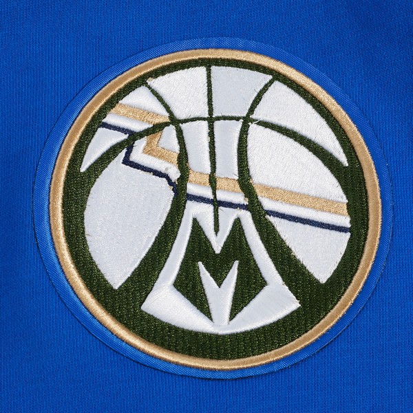Толстовка Milwaukee Bucks Pro Standard 2024/25 City Edition Chenille Applique - Blue