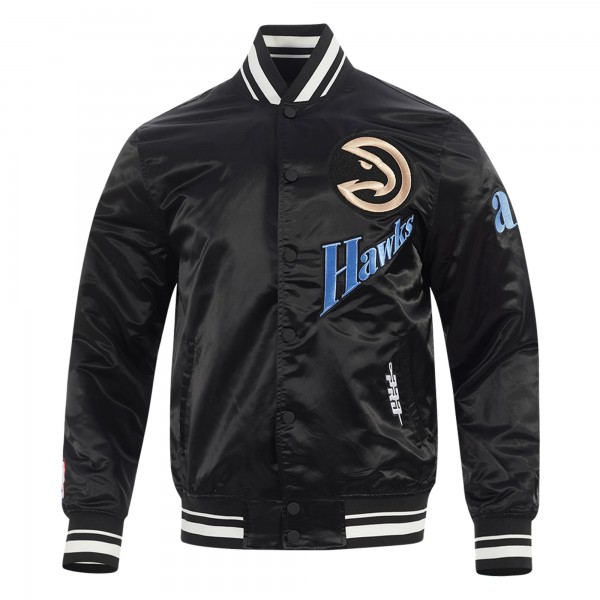 Куртка на кнопках Atlanta Hawks Pro Standard Black 2024/25 City Edition Satin