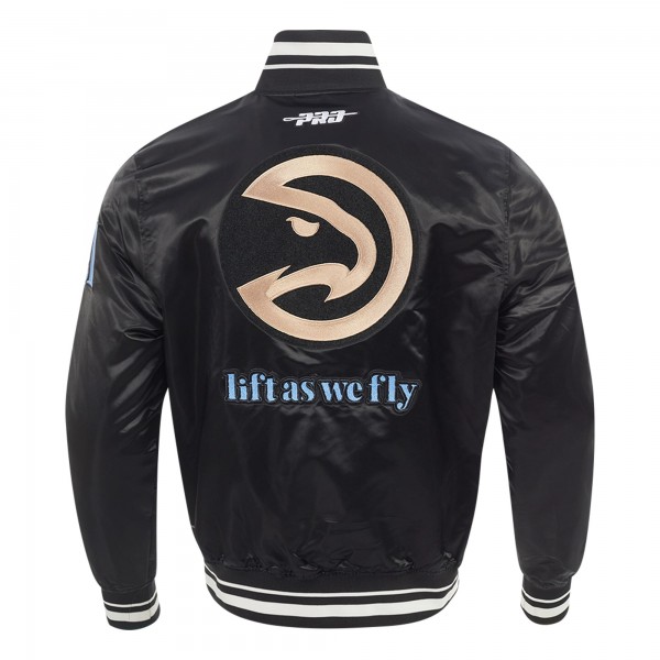 Куртка на кнопках Atlanta Hawks Pro Standard Black 2024/25 City Edition Satin