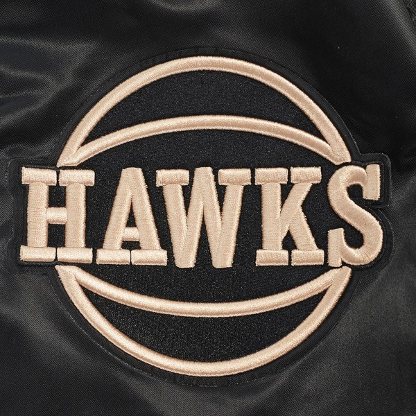 Куртка на кнопках Atlanta Hawks Pro Standard Black 2024/25 City Edition Satin