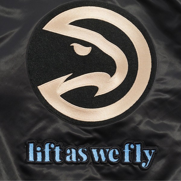 Куртка на кнопках Atlanta Hawks Pro Standard Black 2024/25 City Edition Satin