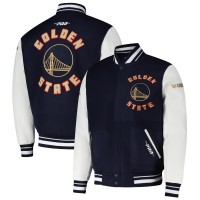 Куртка Golden State Warriors Pro Standard Navy 2024/25 City Edition Wool Varsity