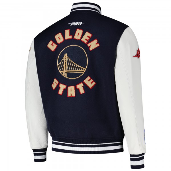 Куртка Golden State Warriors Pro Standard Navy 2024/25 City Edition Wool Varsity