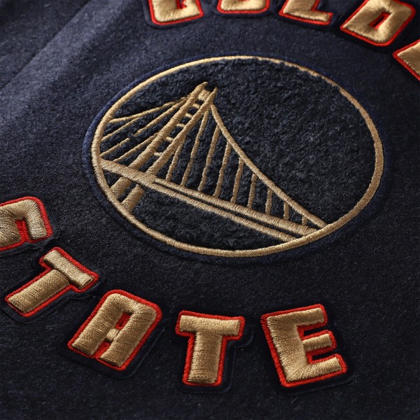Куртка Golden State Warriors Pro Standard Navy 2024/25 City Edition Wool Varsity