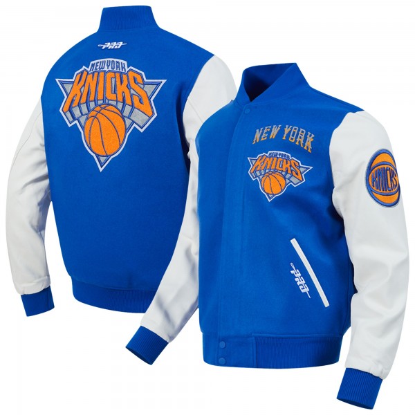 Кофта на молнии New York Knicks Pro Standard 2024/25 City Edition Wool Varsity - Blue