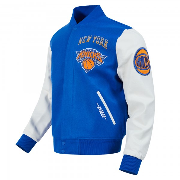 Кофта на молнии New York Knicks Pro Standard 2024/25 City Edition Wool Varsity - Blue