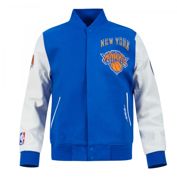 Кофта на молнии New York Knicks Pro Standard 2024/25 City Edition Wool Varsity - Blue