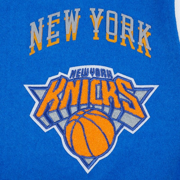 Кофта на молнии New York Knicks Pro Standard 2024/25 City Edition Wool Varsity - Blue