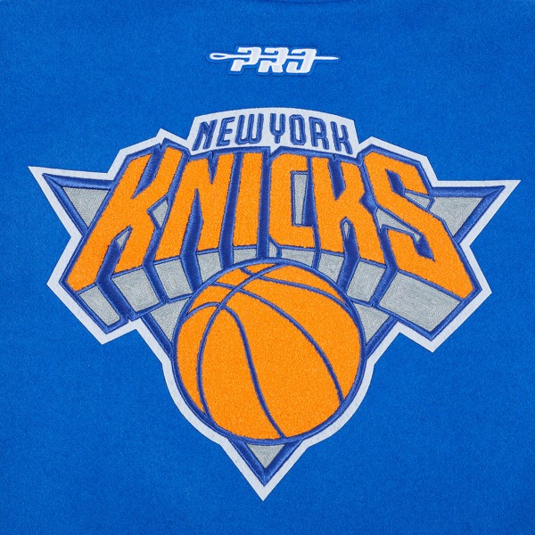 Кофта на молнии New York Knicks Pro Standard 2024/25 City Edition Wool Varsity - Blue
